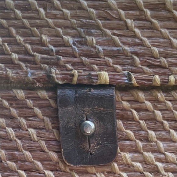 Charming Helen Kaminski Raffia Basket Purse - Picture 2 of 14